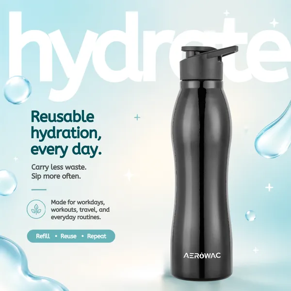 Aerowac_Silva_202_Stainless_Steel_Water_Bottle_1000_ml_|_BPA_Free_Leak_Proof_Sipper_Bottles_|_Glossy_Finish_Metal_Water_Bottle_with_Sports_Cap_|_Reusable_Bottle_for_Gym_Office_Travel_(Black)