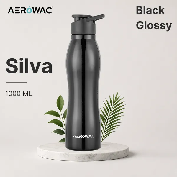 Aerowac_Silva_202_Stainless_Steel_Water_Bottle_1000_ml_|_BPA_Free_Leak_Proof_Sipper_Bottles_|_Glossy_Finish_Metal_Water_Bottle_with_Sports_Cap_|_Reusable_Bottle_for_Gym_Office_Travel_(Black)