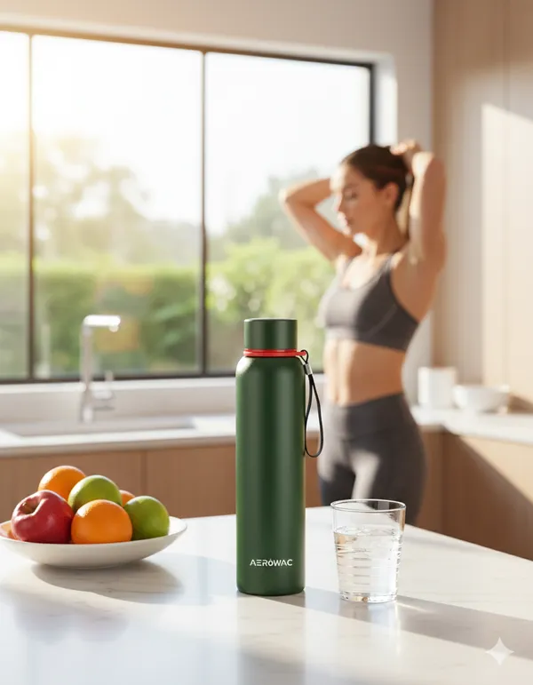 Kaia_Double_Wall_Stainless_Steel_Bottle_|_Wide_Mouth_|_Hot_&_Cold_|_800ml,_Green