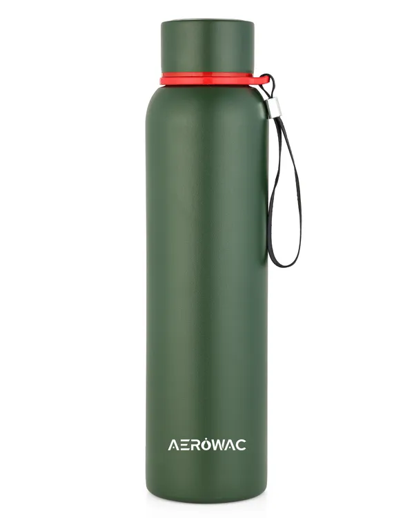 Kaia_Double_Wall_Stainless_Steel_Bottle_|_Wide_Mouth_|_Hot_&_Cold_|_800ml,_Green