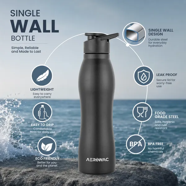 Aerowac_Silva_202_Stainless_Steel_Water_Bottle_1000_ml_|_BPA_Free_Leak_Proof_Sipper_Bottles_|_Textured_Finish_Metal_Water_Bottle_with_Sports_Cap_|_Reusable_Bottles_for_Gym_Office_Travel_(Black)