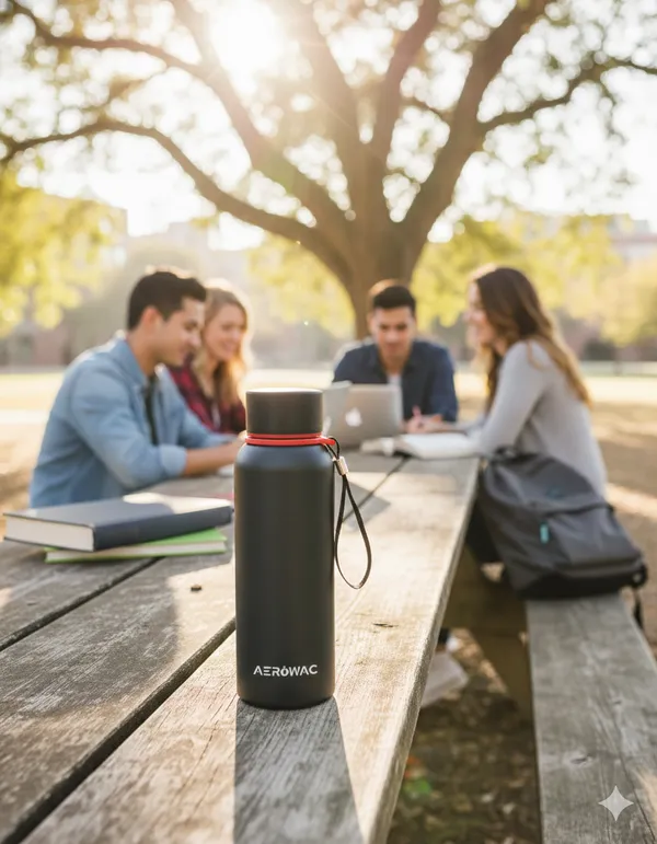 Kaia_Double_Wall_Stainless_Steel_Bottle_|_Wide_Mouth_|_Hot_&_Cold_|_600ml_,_Black