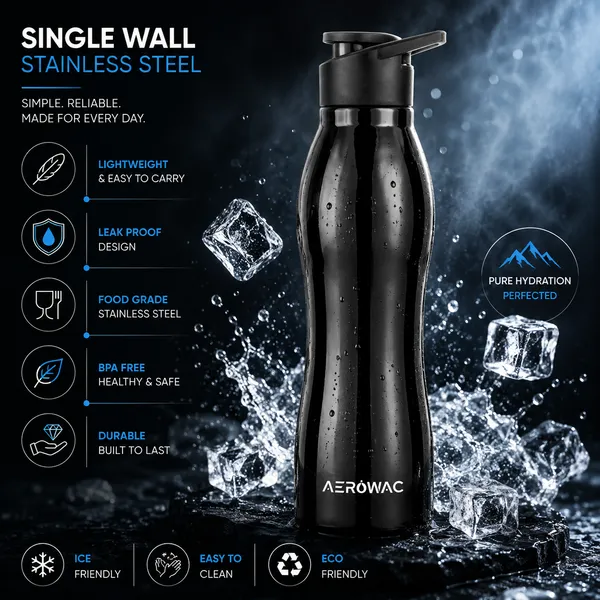 Aerowac_Silva_202_Stainless_Steel_Water_Bottle_1000_ml_|_BPA_Free_Leak_Proof_Sipper_Bottles_|_Glossy_Finish_Metal_Water_Bottle_with_Sports_Cap_|_Reusable_Bottle_for_Gym_Office_Travel_(Black)