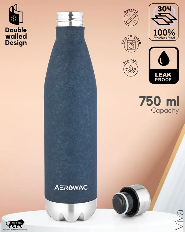 Viva_Double_Wall_Insulated_Stainless_Steel_Water_Bottle_|_Hot_&_Cold_|_Stylish_Premium_Design_|_750ml,_Blue