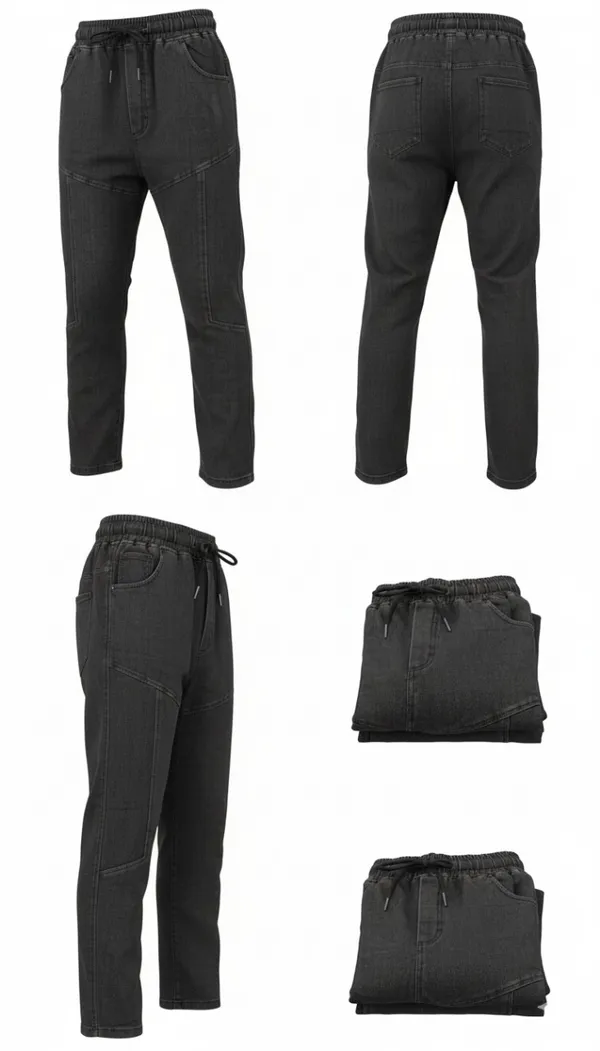 Black_Premium_Polyester_Lower_For_Men
