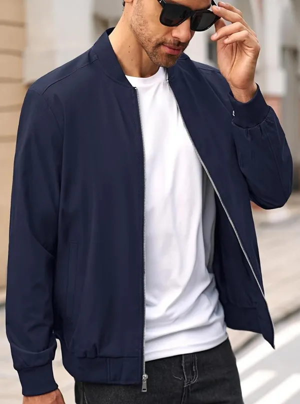 Blue_Premium_Polyester_Zip_Jacket_For_Men
