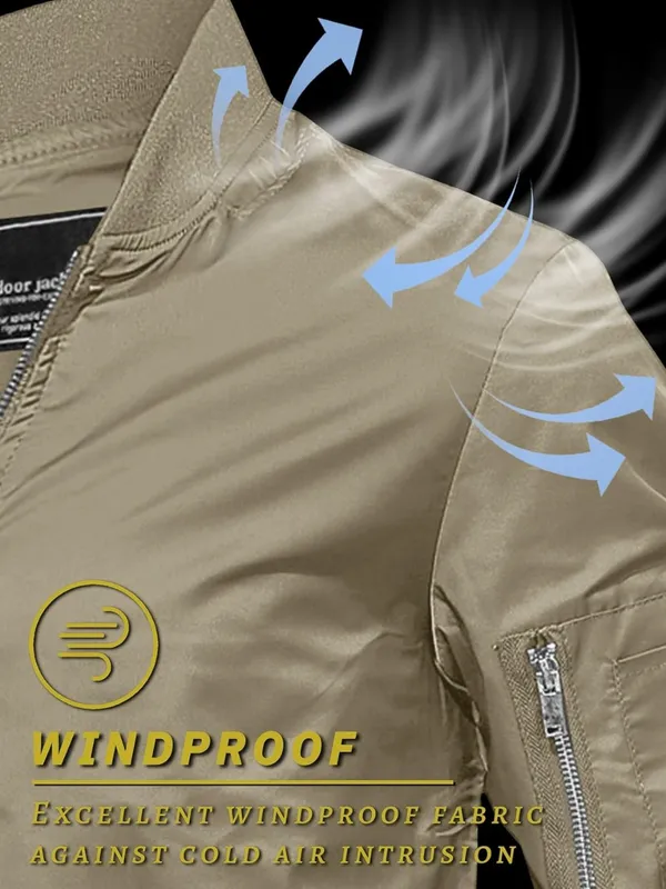 Beige_Premium_Polyester_Jacket_For_Men