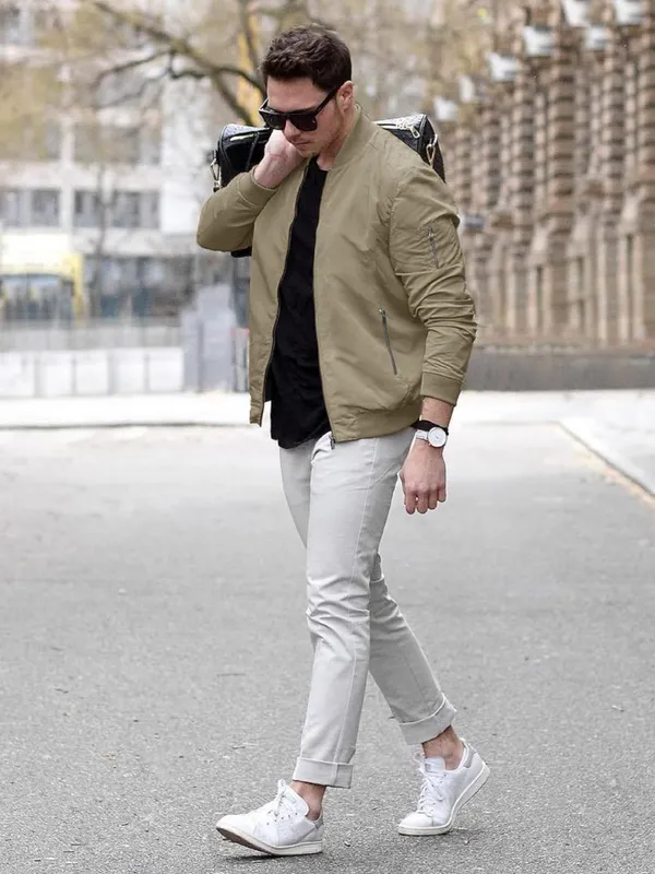 Beige_Premium_Polyester_Jacket_For_Men