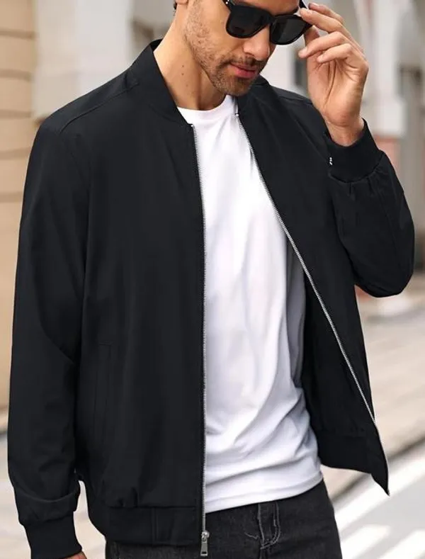 Black_Premium_Polyester_Jacket_For_Men
