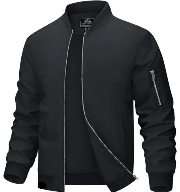 Black_Premium_Polyester_Jacket_For_Men