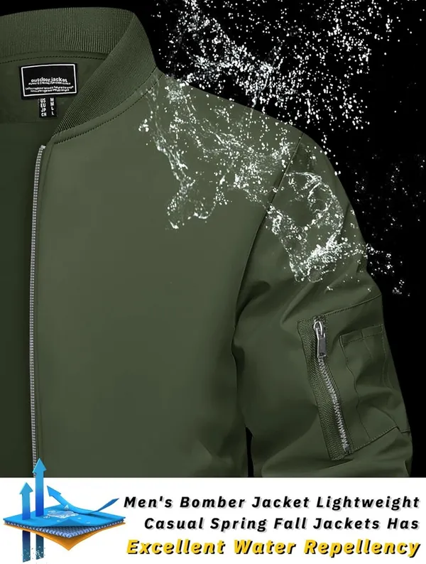 Olive_Green_Premium_Polyester_Zipper_Jacket_For_Men