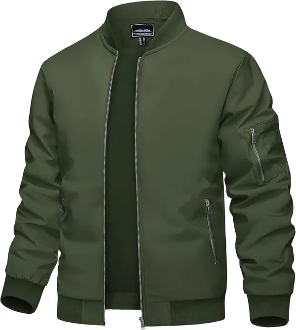 Olive_Green_Premium_Polyester_Zipper_Jacket_For_Men