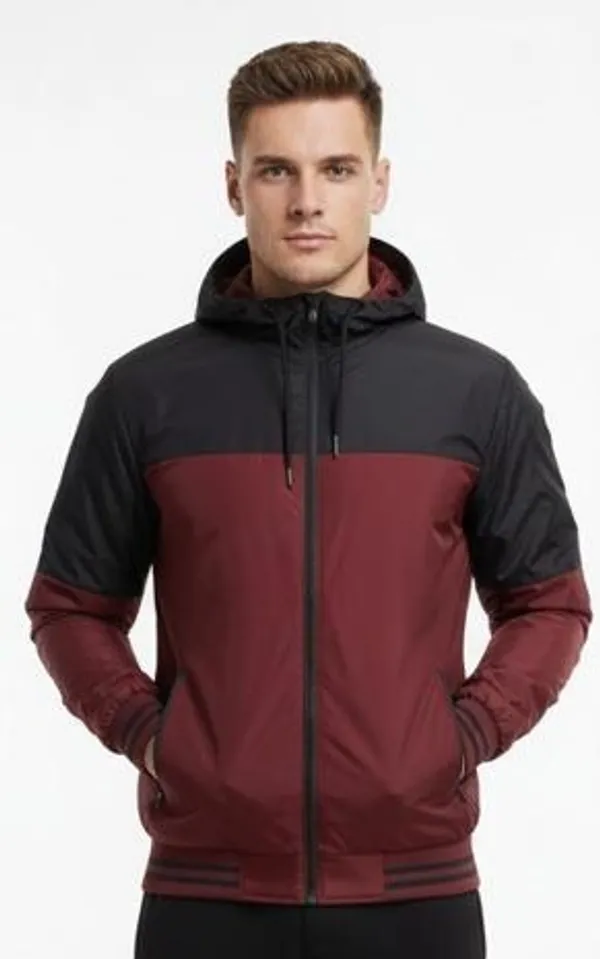 Maroon_Premium_Polyester_Jacket_For_Men