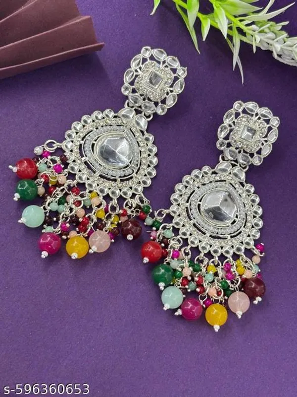Multicolor_Elegant_Deisgn_Alloy_Earrings_For_Women
