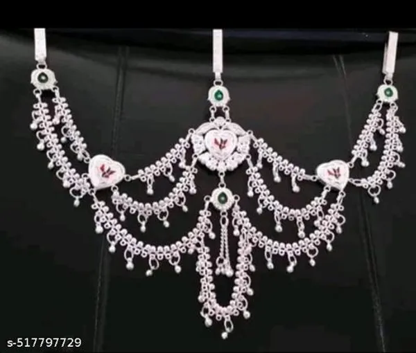 Silver_Elegant_Deisgn_Alloy_Kamarband_For_Women