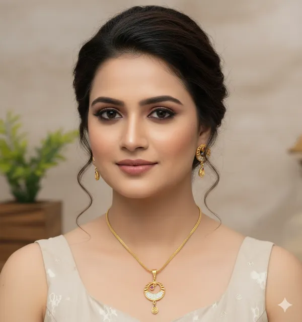 Multicolor_Elegant_Deisgn_Alloy_Earring_&_Necklace_Set_For_Women