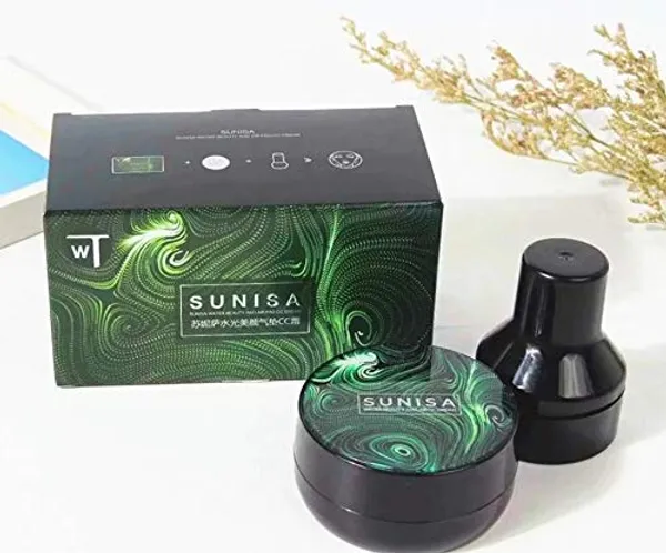 SUNISA_BB_And_Full_Coverage_CC_Cream_Foundation_For_All_Skin_Types_With_Mushroom_Head_Air_Cushion_20G_And_1_The_Matte_Fixer_With_1_Nude_Eyeshadow_Palatte-_(Pack_Of_3)