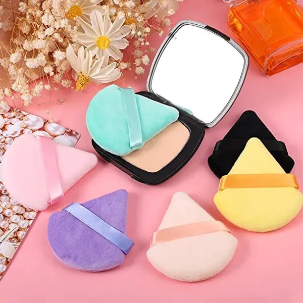 SUNISA_Powder_Puff_Soft_Face_Triangle_Makeup_Puff_for_Loose_Powder_Body_Cosmetic_Foundation_Sponges_Beauty_Blender_Makeup_Tool_Multicolors_5_Pieces