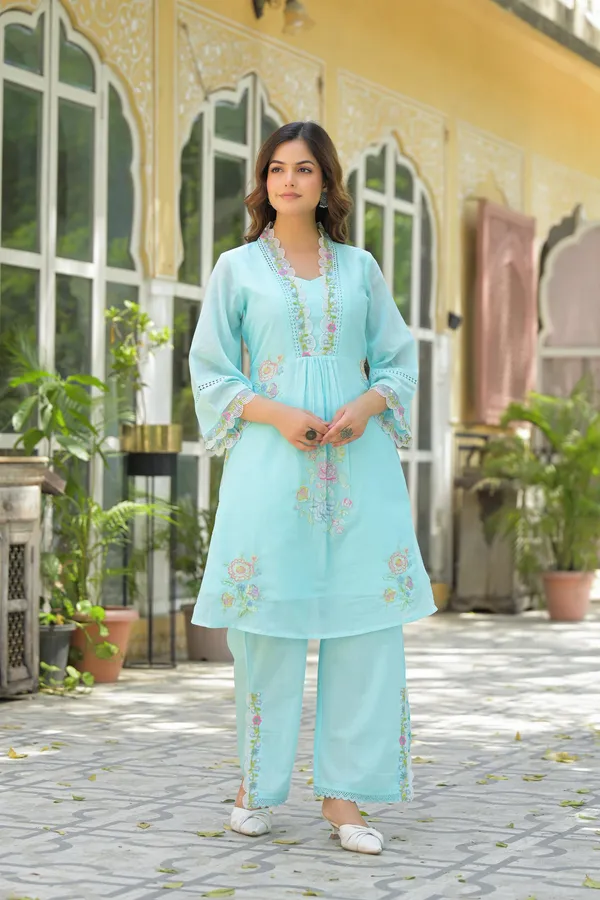 Sky_Bloom_Floral_Kurta_Pant_Set