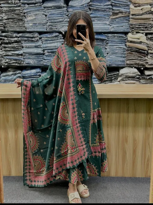 Green_Angrakha_Style_Anarkali_Suit_Set