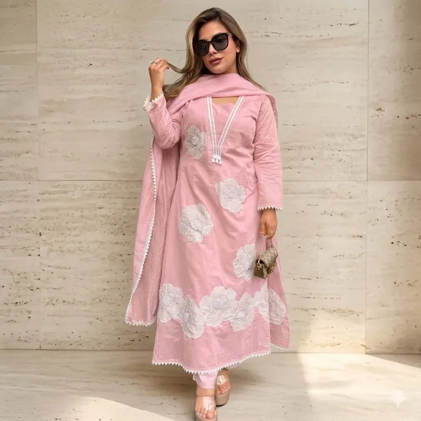 Baby_Pink_Anarkali_Embroidery_Suit_Set