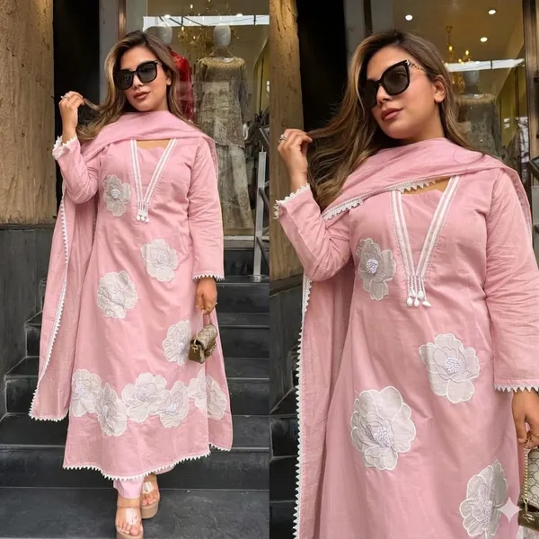Baby_Pink_Anarkali_Embroidery_Suit_Set