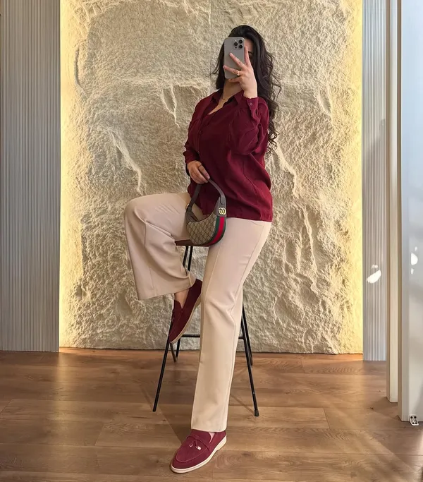 Maroon_Cotton_Shirt_&_Pant_Set