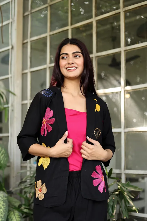 Women's_Black_Floral_Jacket_Co-Ord_Set