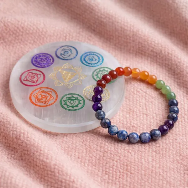 7_Chakra_Energy_Balance_Bracelet_+_FREE_7_Chakra_Selenite_Charging_Plate