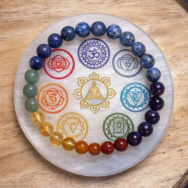 7_Chakra_Energy_Balance_Bracelet_+_FREE_7_Chakra_Selenite_Charging_Plate