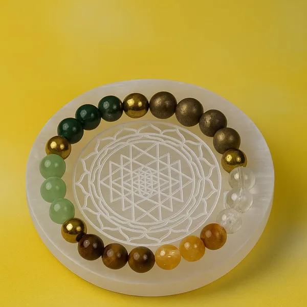 Dhan_Yog_Bracelet_+_FREE_Shree_Yantra_Selenite_Charging_Plate