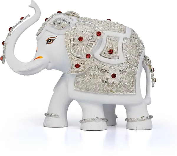White_Premium_Quality_Resin_Bird_&_Animal_Showpiece