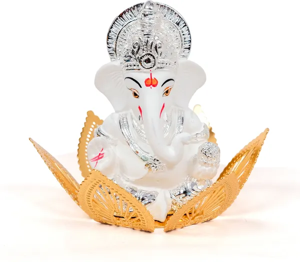 White_&_Gold_Premium_Quality_Brass_Religious_Idol_&_Figurine