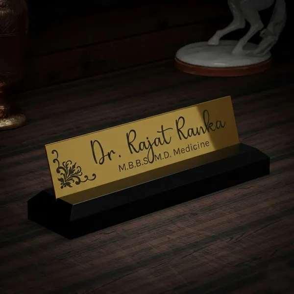 Executive_Custom_Brushed_Brass_Nameplate_with_Solid_Wood_Base