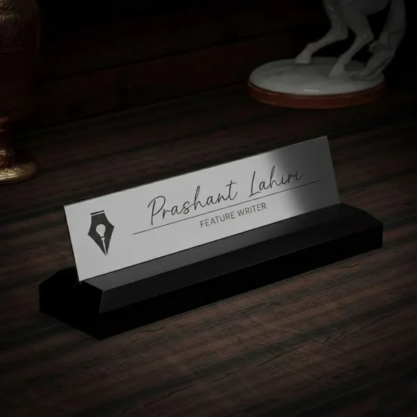 Executive_Custom_Brushed_Stainless_Steel_Nameplate_with_Solid_Wood_Base