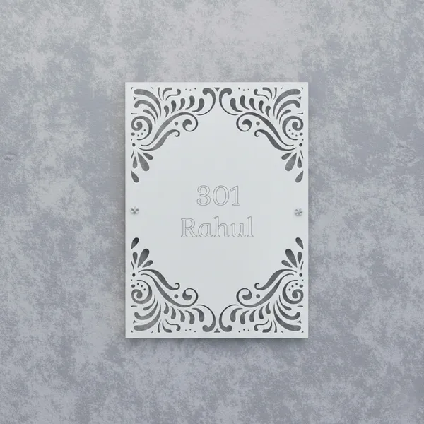 Premium_Laser-Cut_stainless_steel_Finish_Metal_Nameplate_for_Home_&_Office