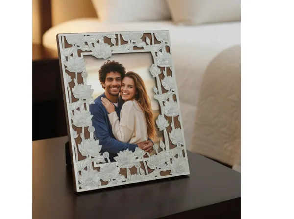 Luxury_Floral_Carved_Photo_Frame_-_Perfect_Anniversary_or_Wedding_Gift_-_Artisan_Lotus_Design_Frame_for_Bedside_&_Living_Room
