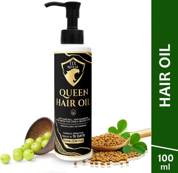 Queen__For_Anti_Hair_Fall,_Anti_Dandruff,_Long,_Healthy,_Nourished_Hair_Oil_For_Men_&_Women