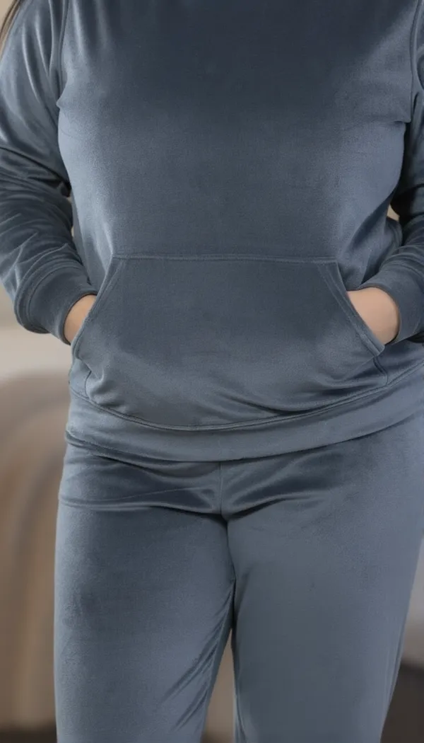 Grey_Velvet_Premium_&_Elegant_Night_Suit_For_Women