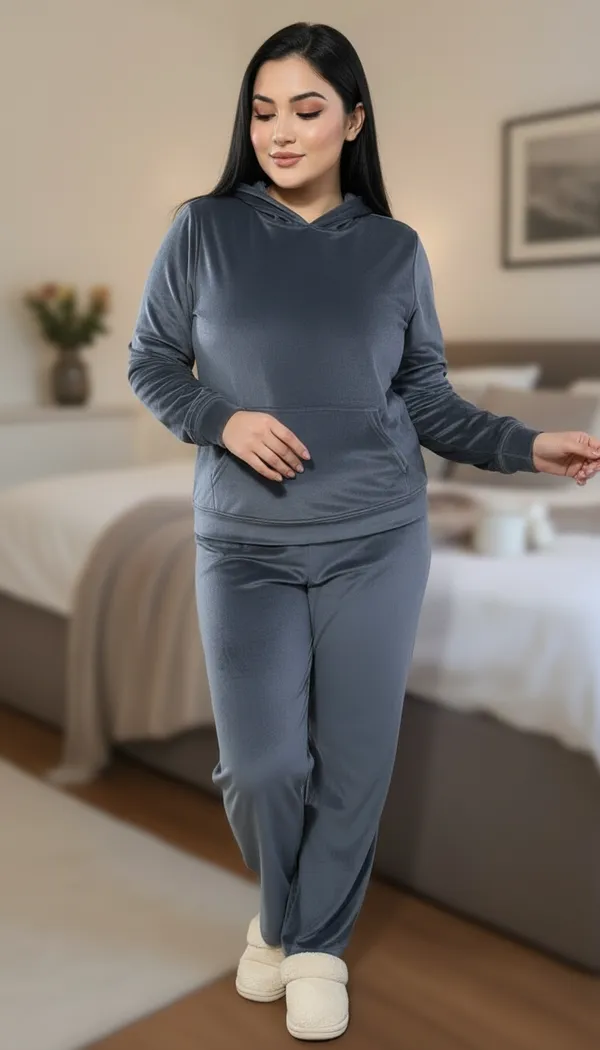 Grey_Velvet_Premium_&_Elegant_Night_Suit_For_Women