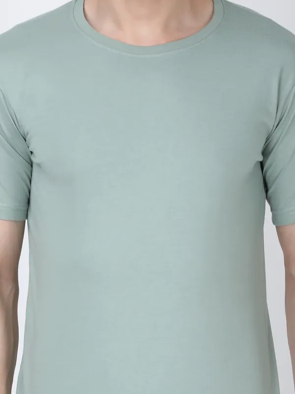 Green_Cotton_Premium_&_Elegant_T-Shirt_For_Men