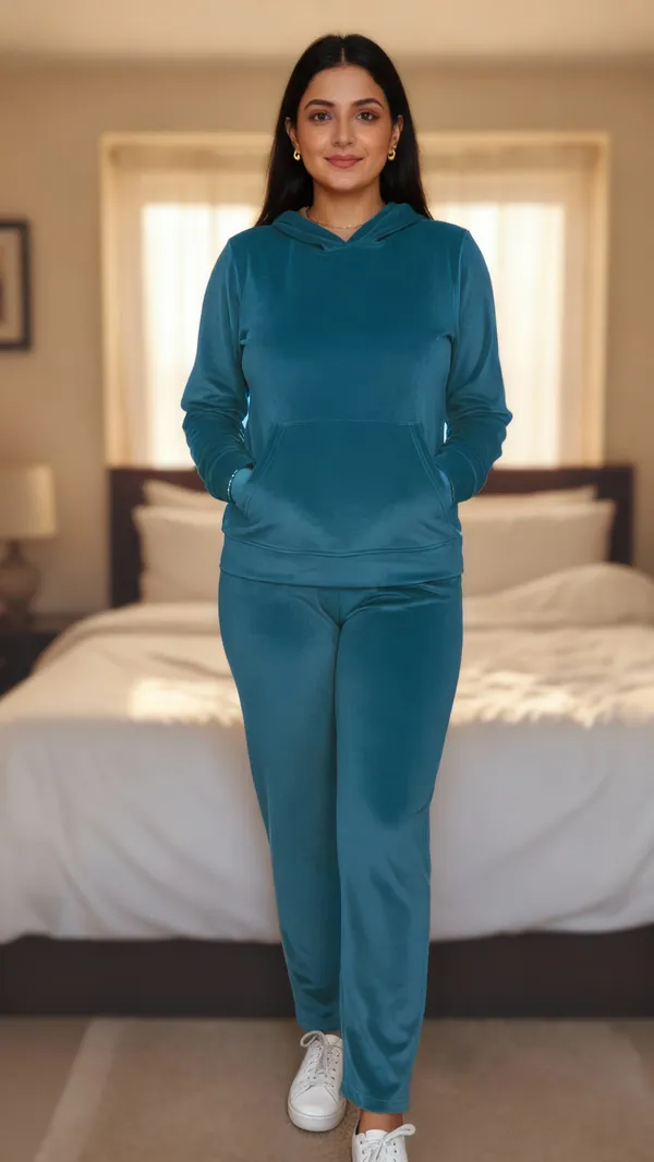 Green_Velvet_Premium_&_Elegant_Night_Suit_For_Women
