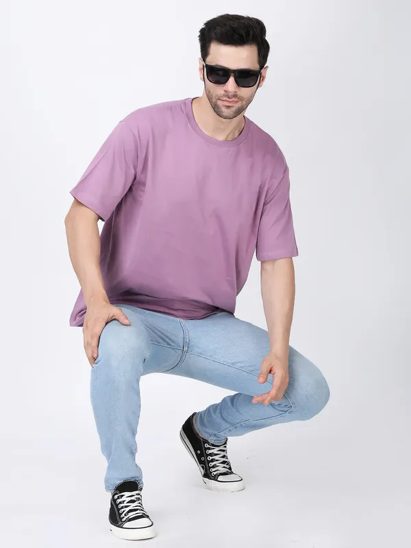 Purple_Cotton_Premium_&_Elegant_Oversized_T-Shirt_For_Men