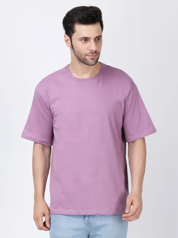 Purple_Cotton_Premium_&_Elegant_Oversized_T-Shirt_For_Men