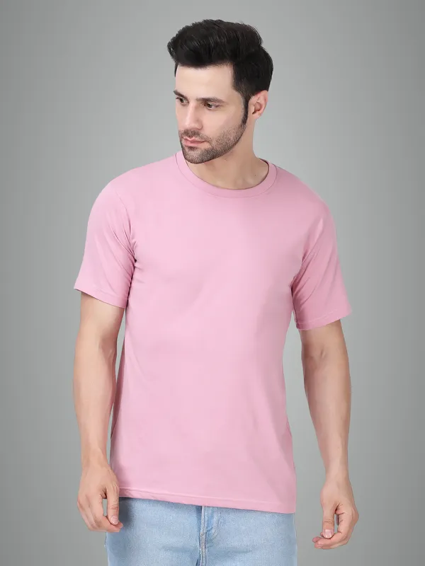 Pink_Cotton_Premium_&_Elegant_T-Shirt_For_Men