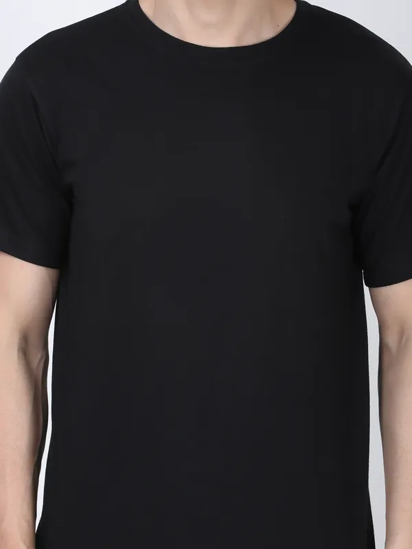 Black_Cotton_Premium_&_Elegant_T-Shirt_For_Men