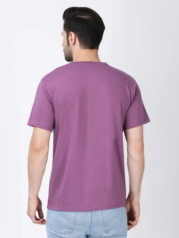Purple_Cotton_Premium_&_Elegant_T-Shirt_For_Men