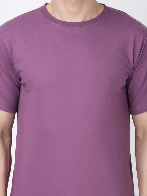 Purple_Cotton_Premium_&_Elegant_T-Shirt_For_Men