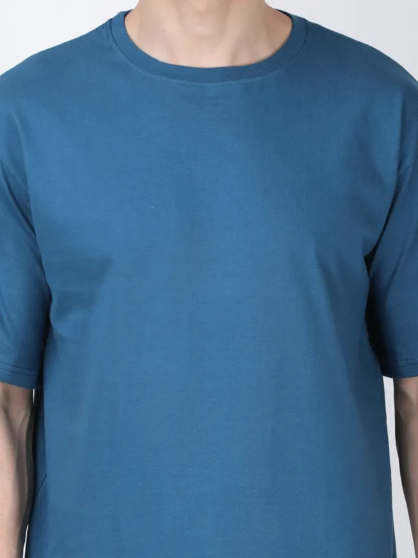 Royal_Blue_Cotton_Premium_&_Elegant_Oversized_T-Shirt_For_Men