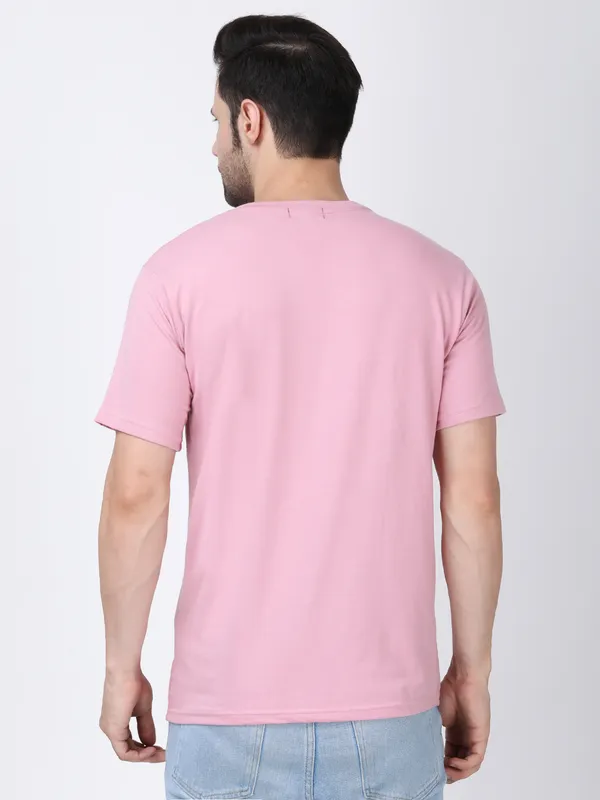 Pink_Cotton_Premium_&_Elegant_T-Shirt_For_Men
